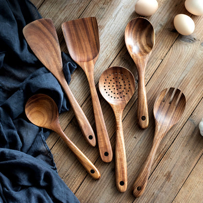 Pure Teak Kitchen Utensils